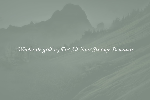 Wholesale grill ny For All Your Storage Demands