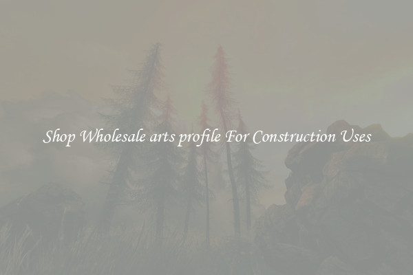 Shop Wholesale arts profile For Construction Uses