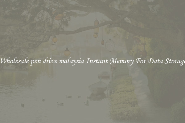 Wholesale pen drive malaysia Instant Memory For Data Storage