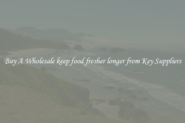 Buy A Wholesale keep food fresher longer from Key Suppliers