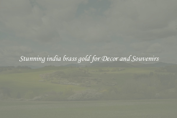 Stunning india brass gold for Decor and Souvenirs