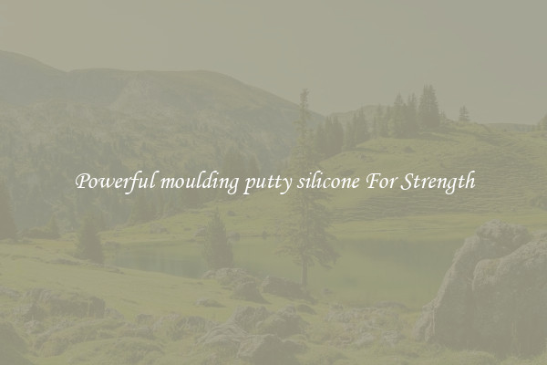 Powerful moulding putty silicone For Strength