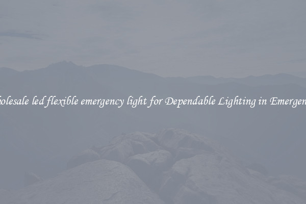 Wholesale led flexible emergency light for Dependable Lighting in Emergencies