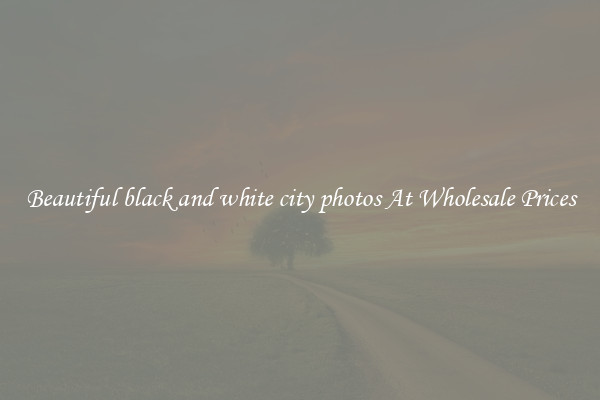 Beautiful black and white city photos At Wholesale Prices
