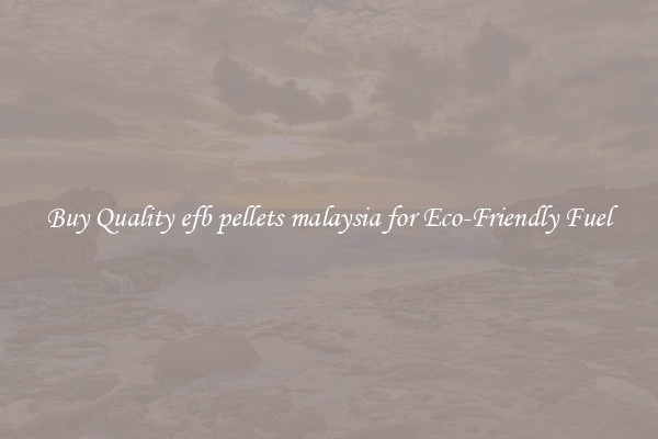 Buy Quality efb pellets malaysia for Eco-Friendly Fuel