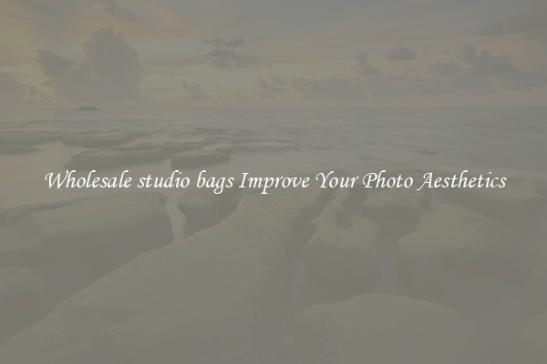Wholesale studio bags Improve Your Photo Aesthetics